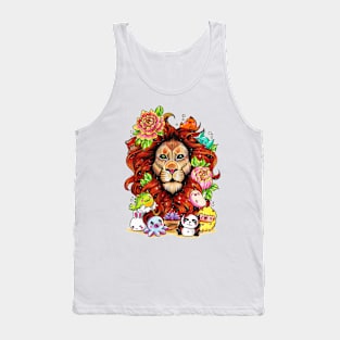 Zodiac LEO Doodle Art Series Tank Top